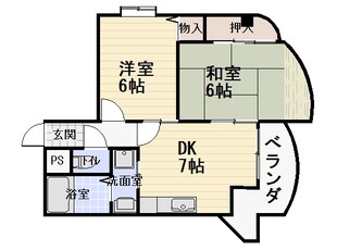 パークロイヤルの物件間取画像